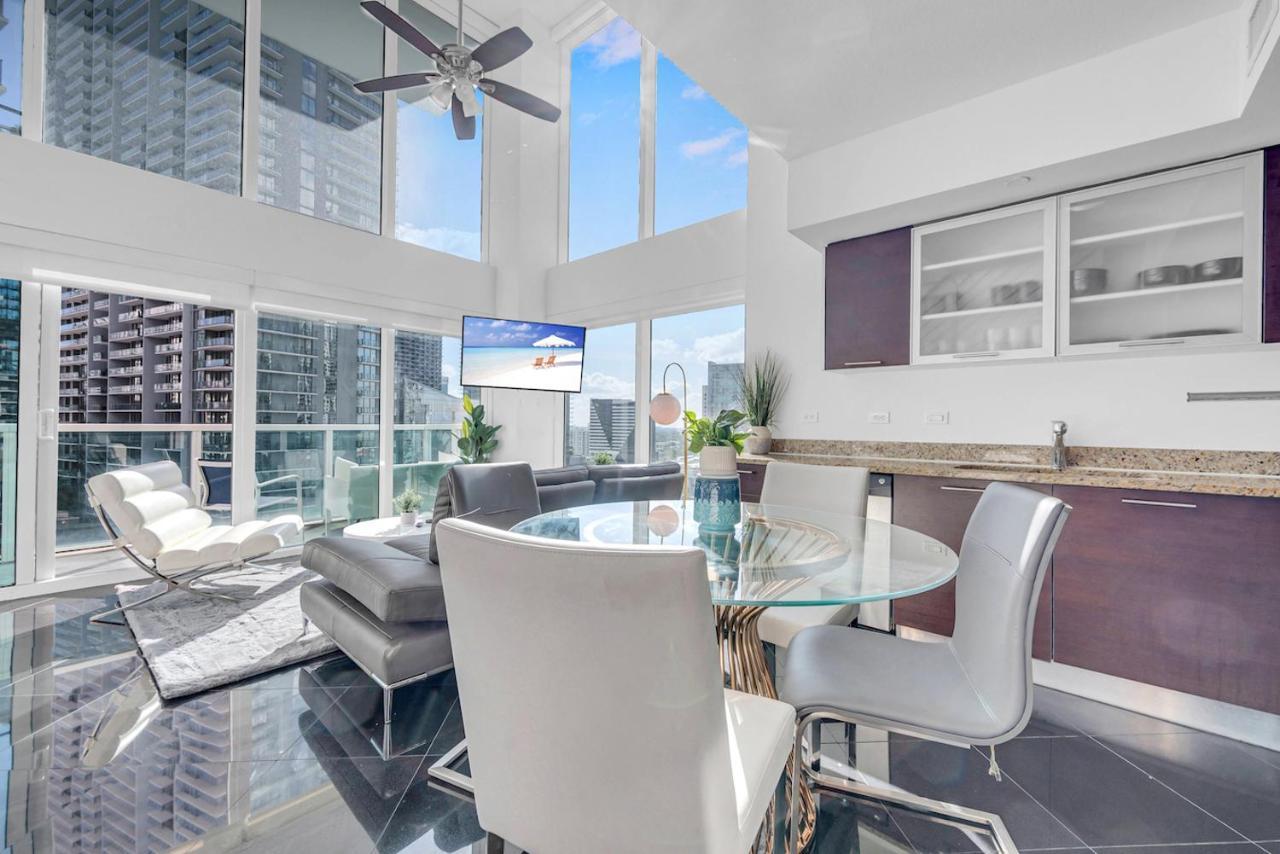 Iconic 2 Bedroom Loft Brickell-Stunning Views Miami Exteriör bild