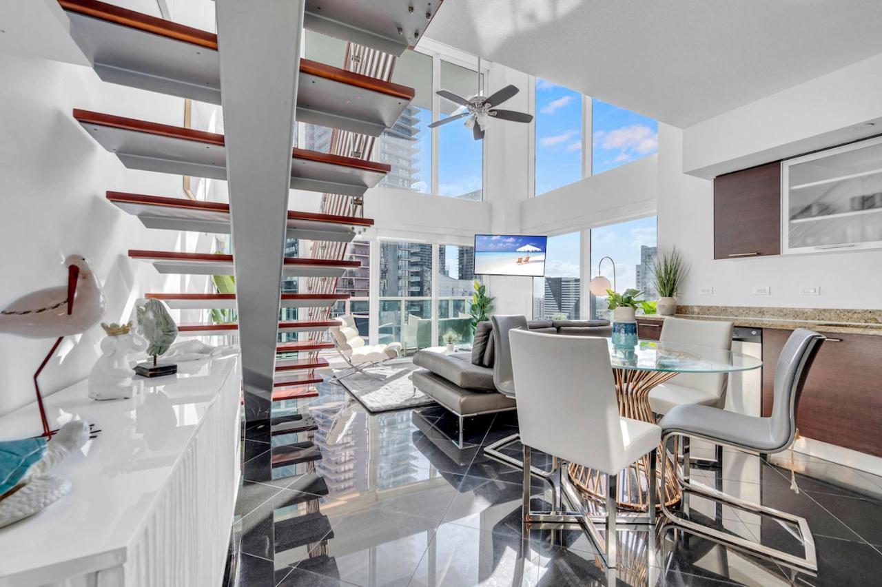 Iconic 2 Bedroom Loft Brickell-Stunning Views Miami Exteriör bild